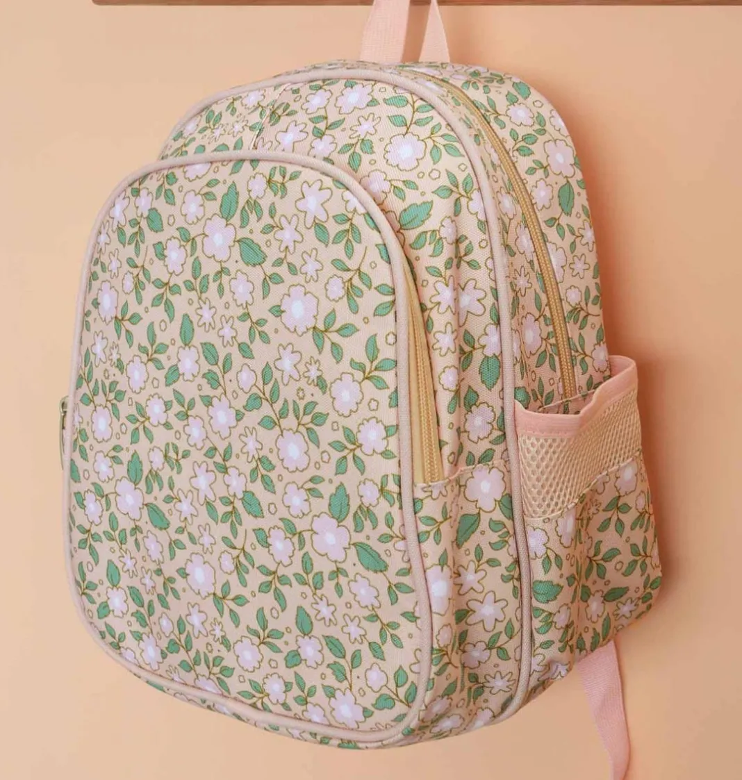 A Little Lovely Company Blossoms | Backpacks-Backpack: Blossoms - pink
