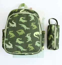A Little Lovely Company Crocodiles | Backpacks-Backpack: Crocodiles