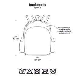 A Little Lovely Company Crocodiles | Backpacks-Backpack: Crocodiles