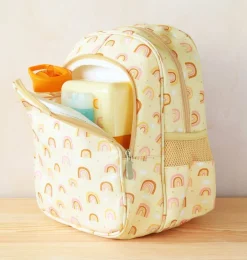 A Little Lovely Company Rainbows | Backpacks-Backpack: Rainbows
