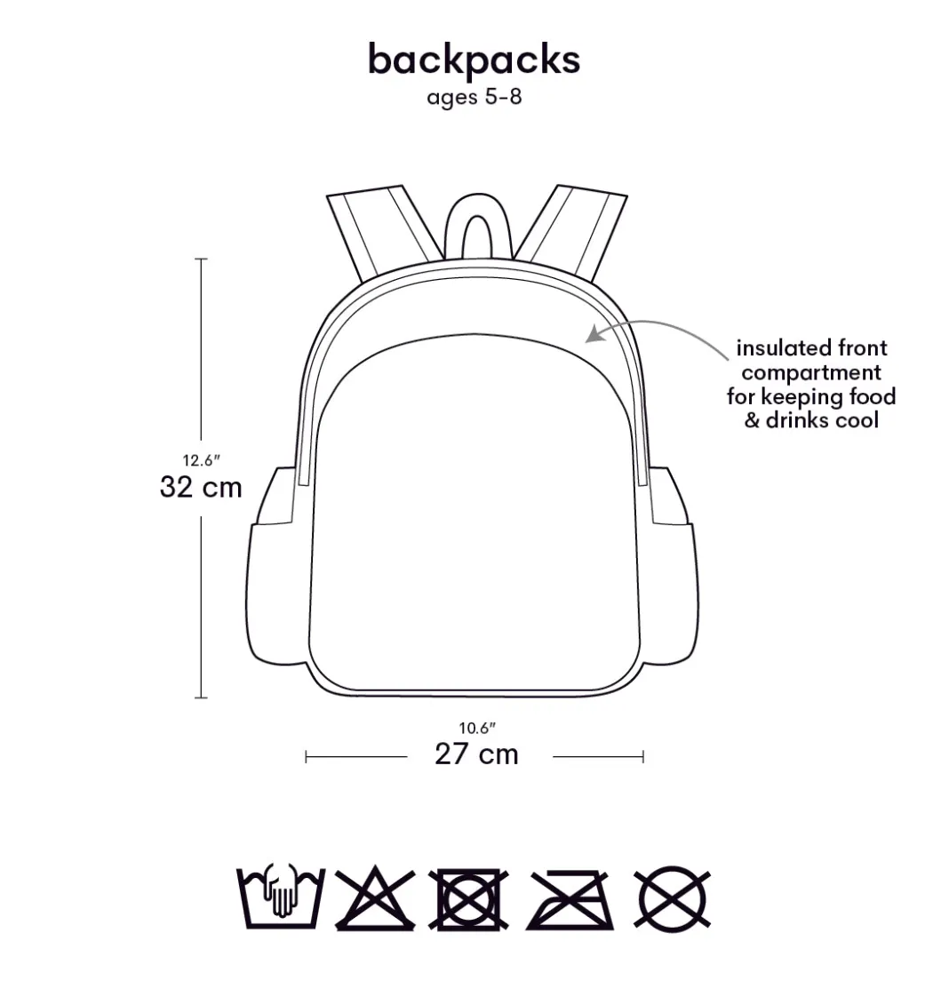 A Little Lovely Company Rainbows | Backpacks-Backpack: Rainbows
