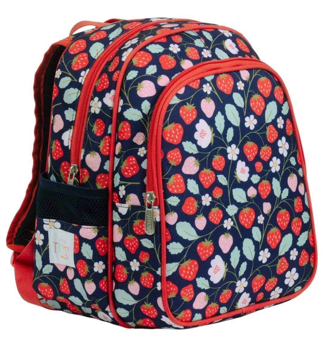 A Little Lovely Company Strawberries | Backpacks-Backpack: Strawberries