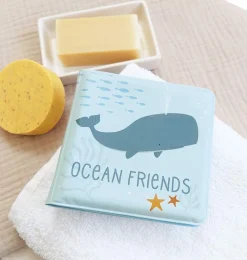 A Little Lovely Company Ocean | Bath Toys-Bath book: Ocean friends