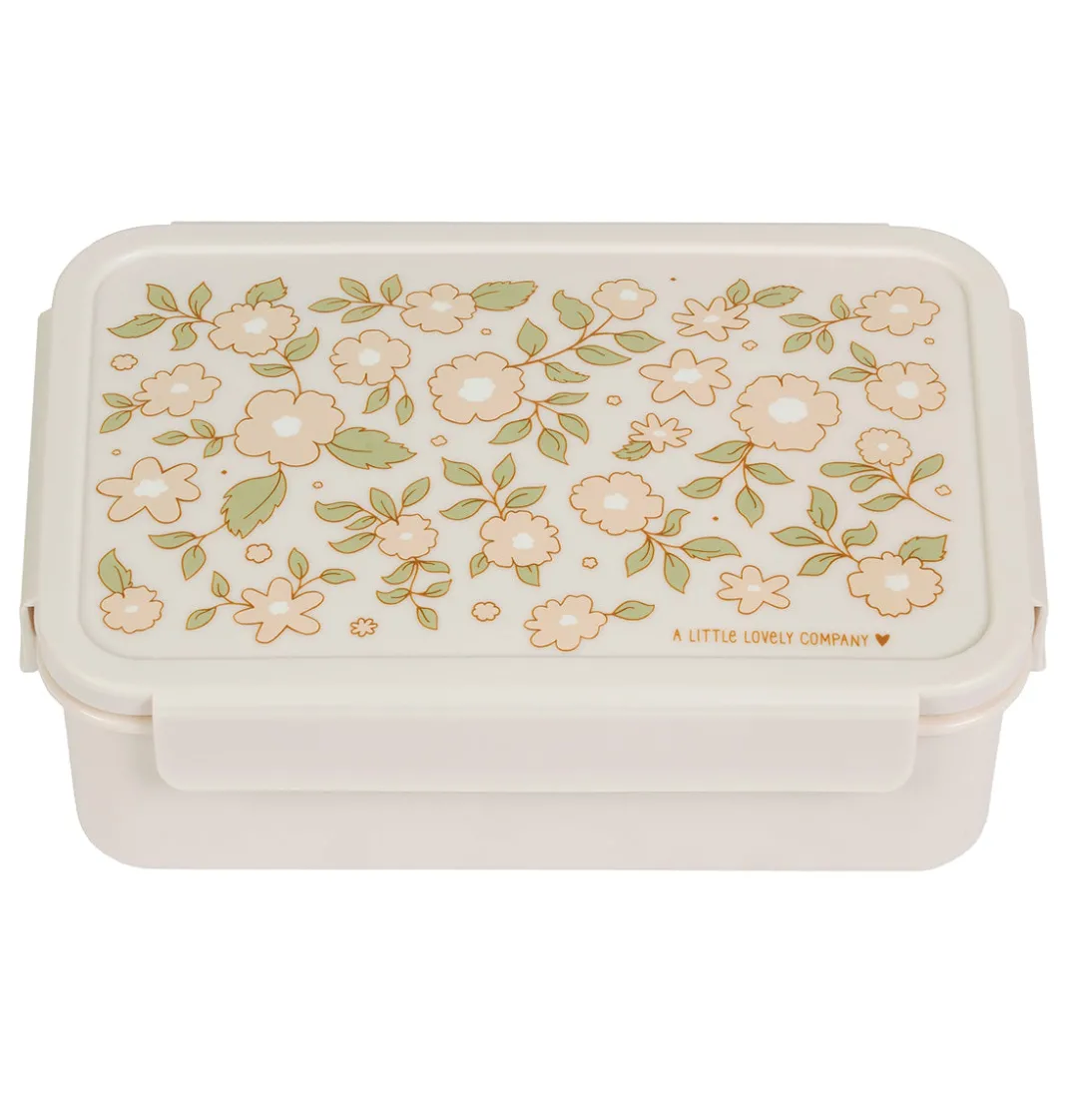 A Little Lovely Company Blossoms | Lunch & Snack Boxes-Bento lunch box: Blossoms - pink