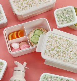 A Little Lovely Company Blossoms | Lunch & Snack Boxes-Bento lunch box: Blossoms - pink