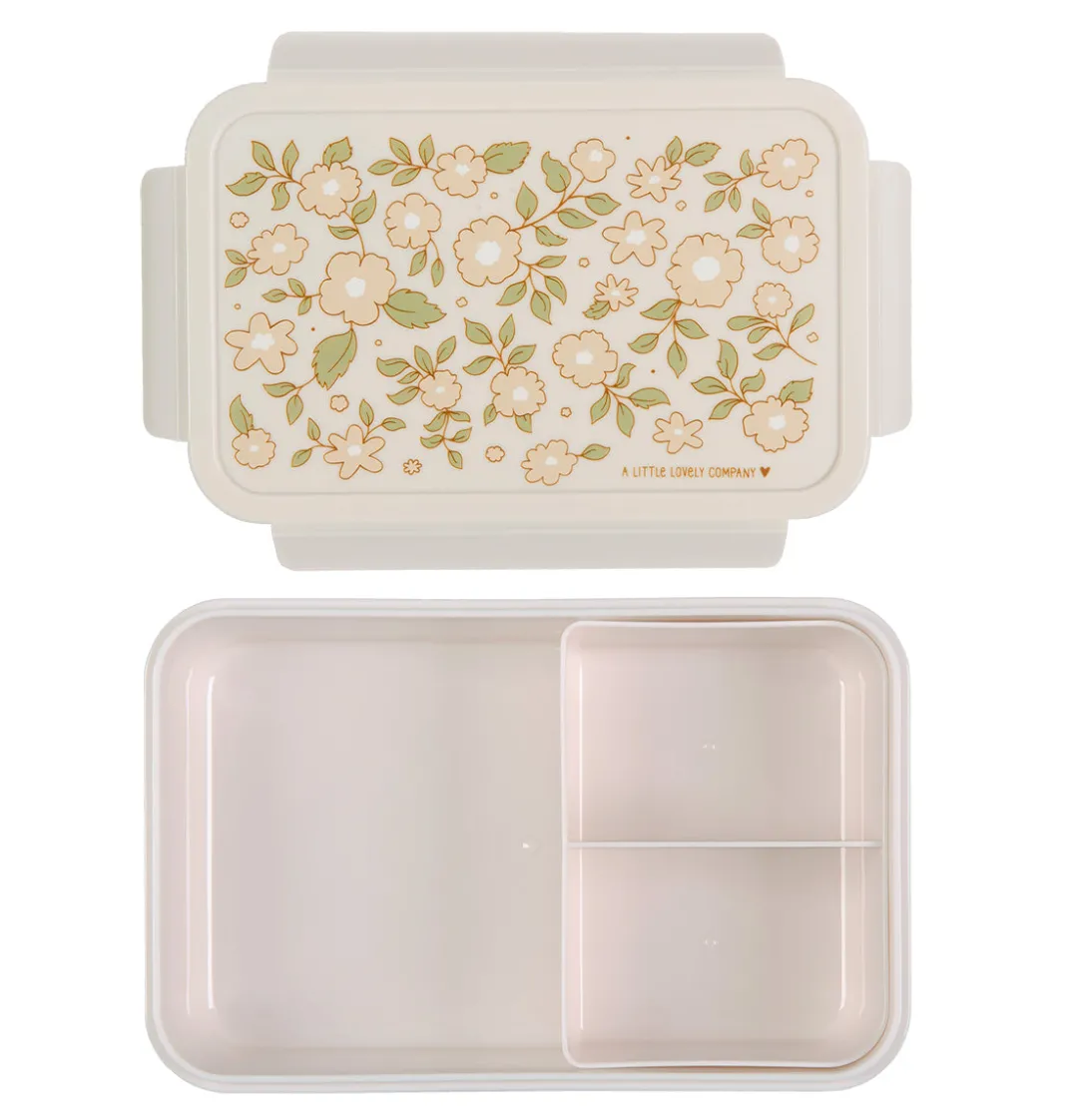 A Little Lovely Company Blossoms | Lunch & Snack Boxes-Bento lunch box: Blossoms - pink