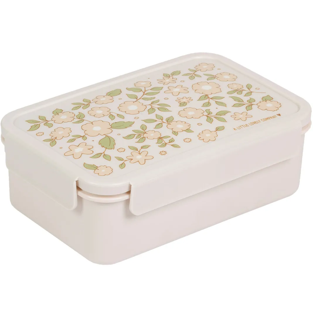 A Little Lovely Company Blossoms | Lunch & Snack Boxes-Bento lunch box: Blossoms - pink