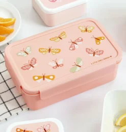 A Little Lovely Company Butterflies | Lunch & Snack Boxes-Bento lunch box: Butterflies