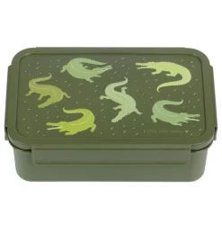 A Little Lovely Company Crocodiles | Lunch & Snack Boxes-Bento lunch box: Crocodiles