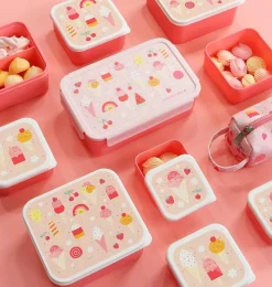 A Little Lovely Company Ice-cream | Lunch & Snack Boxes-Bento lunch box: Ice-cream