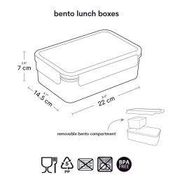 A Little Lovely Company Ice-cream | Lunch & Snack Boxes-Bento lunch box: Ice-cream