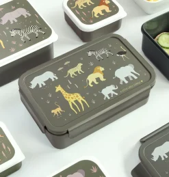 A Little Lovely Company Savanna | Lunch & Snack Boxes-Bento lunch box: Savanna