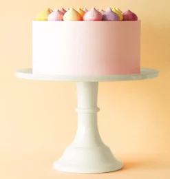 A Little Lovely Company Cake Stands-Cake stand: Large - vanilla cream