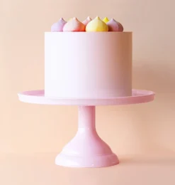 A Little Lovely Company Cake Stands-Cake stand: Small  - pink