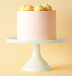 A Little Lovely Company Cake Stands-Cake stand: Small - vanilla cream