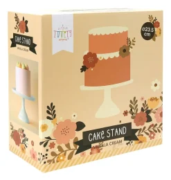 A Little Lovely Company Cake Stands-Cake stand: Small - vanilla cream