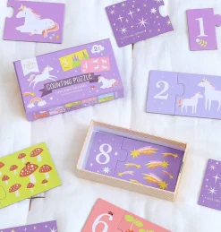 A Little Lovely Company Unicorn | Unicorn Dreams-Counting puzzle: Unicorn Dreams