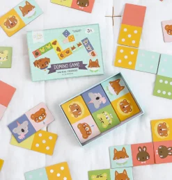 A Little Lovely Company Games & Puzzles-Domino game: Animal Friends