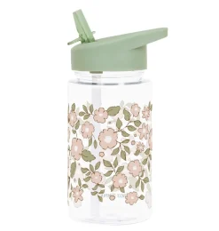 A Little Lovely Company Blossoms | Drink Bottles-Drink bottle: Blossoms - sage