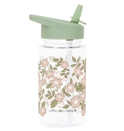 A Little Lovely Company Blossoms | Drink Bottles-Drink bottle: Blossoms - sage