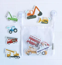 A Little Lovely Company Vehicles | Bath Toys-Foam bath toys: Vehicles