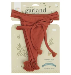 A Little Lovely Company Wall Decoration-Garland: Terracotta