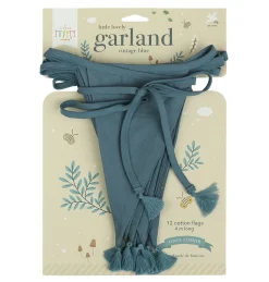 A Little Lovely Company Wall Decoration-Garlands: Vintage blue