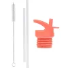 A Little Lovely Company Fun | Drink Bottles-Lid, straw & brush set: Fun