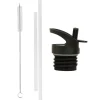 A Little Lovely Company Galaxy | Drink Bottles-Lid, straw & brush set: Galaxy