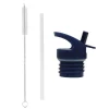 A Little Lovely Company Strawberries | Drink Bottles-Lid, straw & brush set: Strawberries