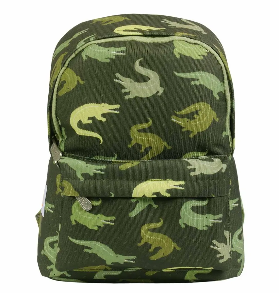 A Little Lovely Company Crocodiles | Little Backpacks-Little backpack: Crocodiles
