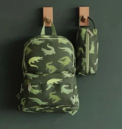 A Little Lovely Company Crocodiles | Little Backpacks-Little backpack: Crocodiles
