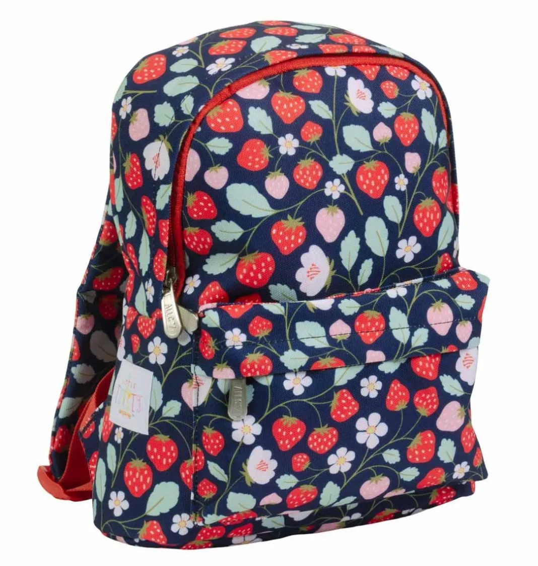 A Little Lovely Company Strawberries | Little Backpacks-Little backpack: Strawberries