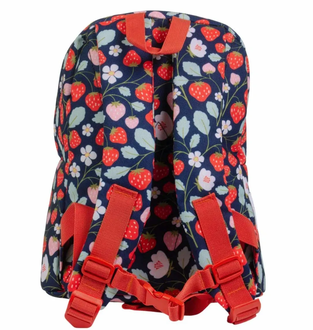 A Little Lovely Company Strawberries | Little Backpacks-Little backpack: Strawberries