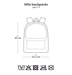 A Little Lovely Company Strawberries | Little Backpacks-Little backpack: Strawberries