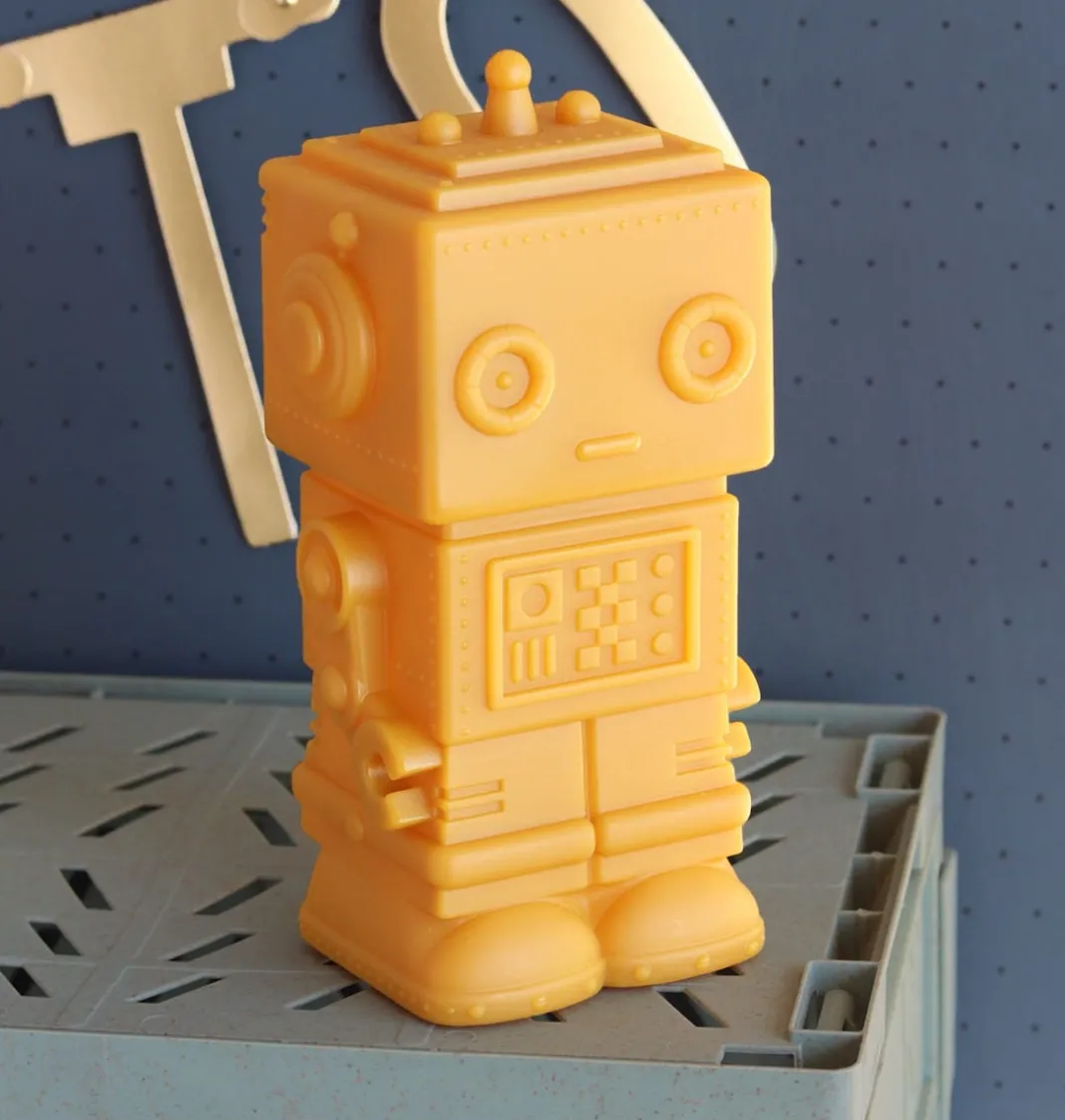 Kids A Little Lovely Company Space | Little Lights-Little light: Robot - aztec gold