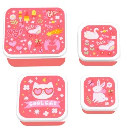 A Little Lovely Company Fun | Lunch & Snack Boxes-Lunch & snack box set: Fun
