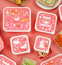 A Little Lovely Company Fun | Lunch & Snack Boxes-Lunch & snack box set: Fun