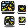 A Little Lovely Company Galaxy | Lunch & Snack Boxes-Lunch & snack box set: Galaxy