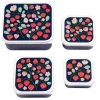 A Little Lovely Company Strawberries | Lunch & Snack Boxes-Lunch & snack box set: Strawberries