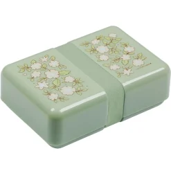 A Little Lovely Company Blossoms | Lunch & Snack Boxes-Lunch box: Blossoms -sage