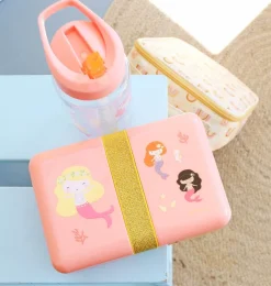 A Little Lovely Company Lunch & Snack Boxes-Lunch box: Mermaids