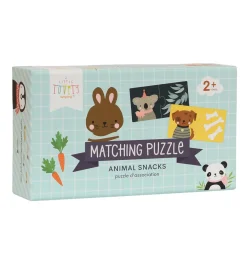 A Little Lovely Company Games & Puzzles-Matching puzzle: Animal Snacks