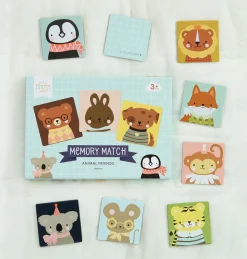 A Little Lovely Company Games & Puzzles-Memory match: Animal Friends