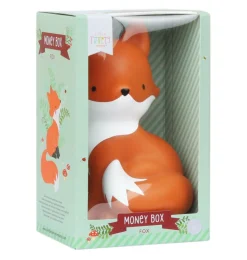A Little Lovely Company Forest Friends | Money Boxes-Money box: Fox