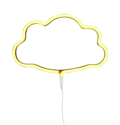 Kids A Little Lovely Company Neon Lights-Neon style light: Cloud - yellow