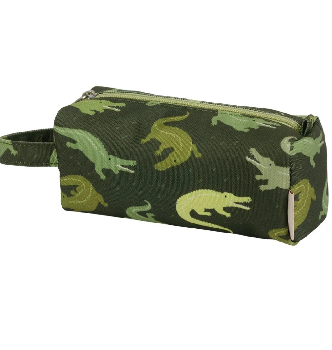 A Little Lovely Company Crocodiles | Pencil Cases-Pencil case: Crocodiles