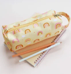 A Little Lovely Company Rainbows | Pencil Cases-Pencil case: Rainbows