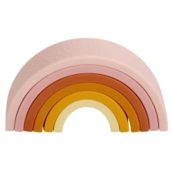 A Little Lovely Company Toys-Rainbow stacking toy: sunset