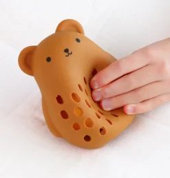 A Little Lovely Company Toys-Silicone rattle: Bear